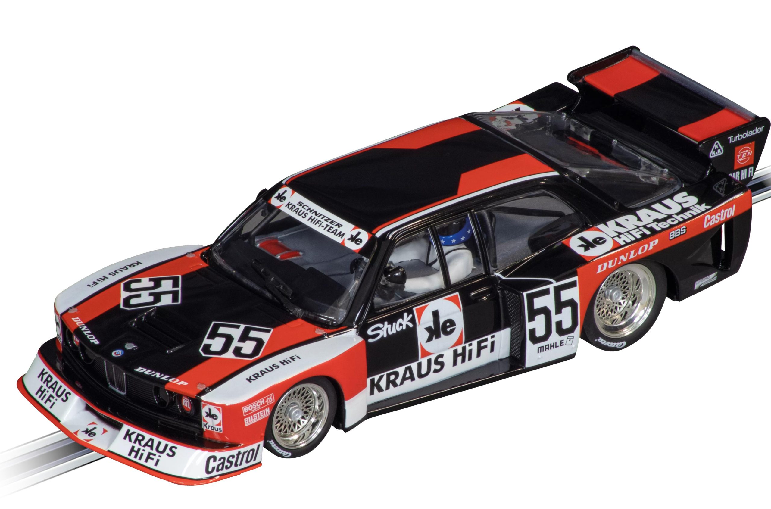 Carrera Digital 132 1980 BMW 320 Turbo Flachbau Team Schnitzer DRM No.55