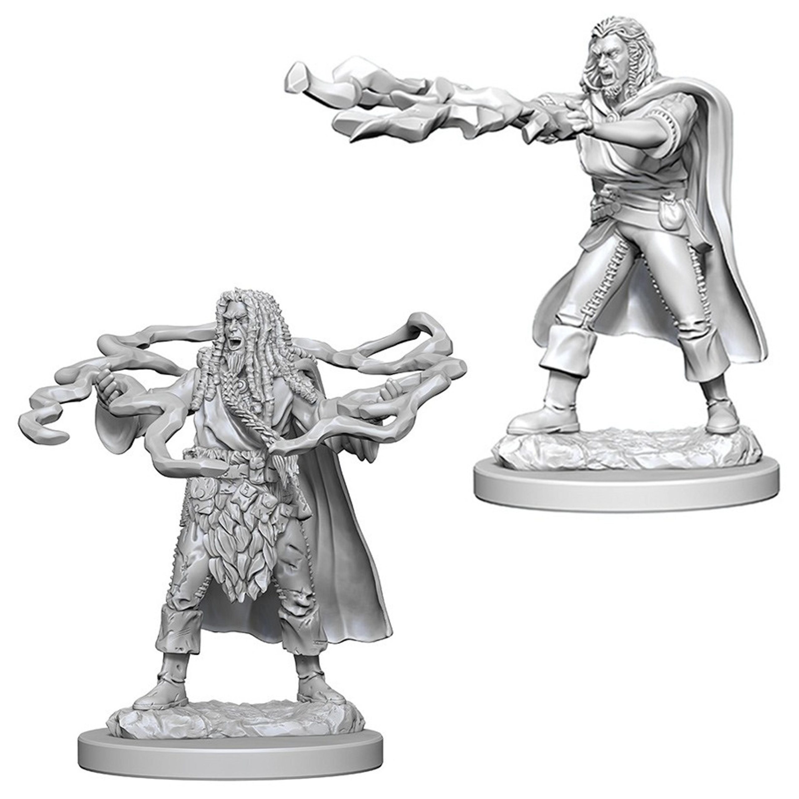 WizKids Nolzurs Marvelous Unpainted Minis: Human Male Sorcerer (2 ct)