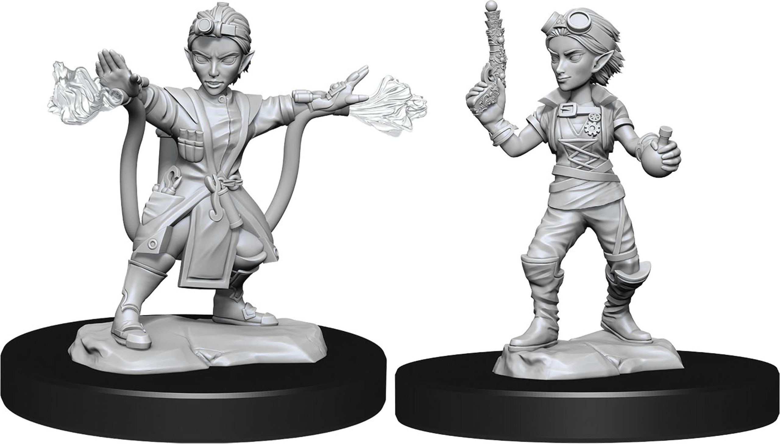 WizKids Nolzurs Marvelous Unpainted Minis: Female Gnome Artificer (2 ct)