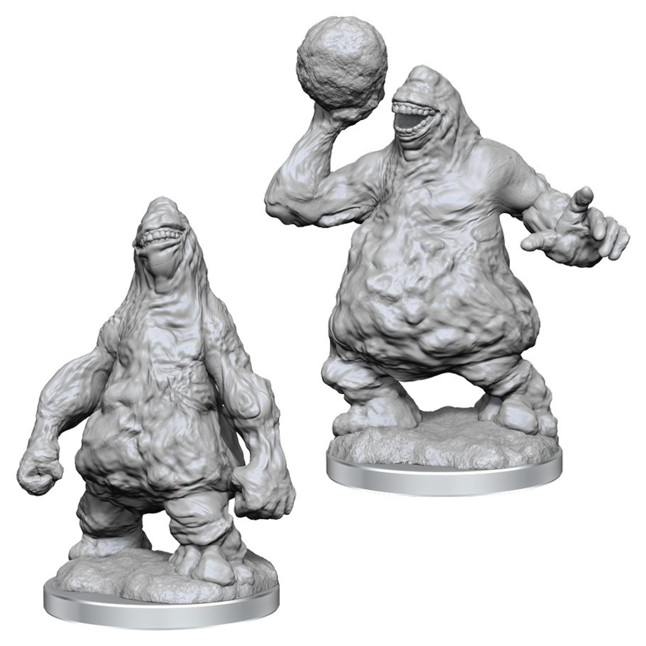 WizKids Nolzurs Marvelous Unpainted Minis: Snow Golems (2 ct)