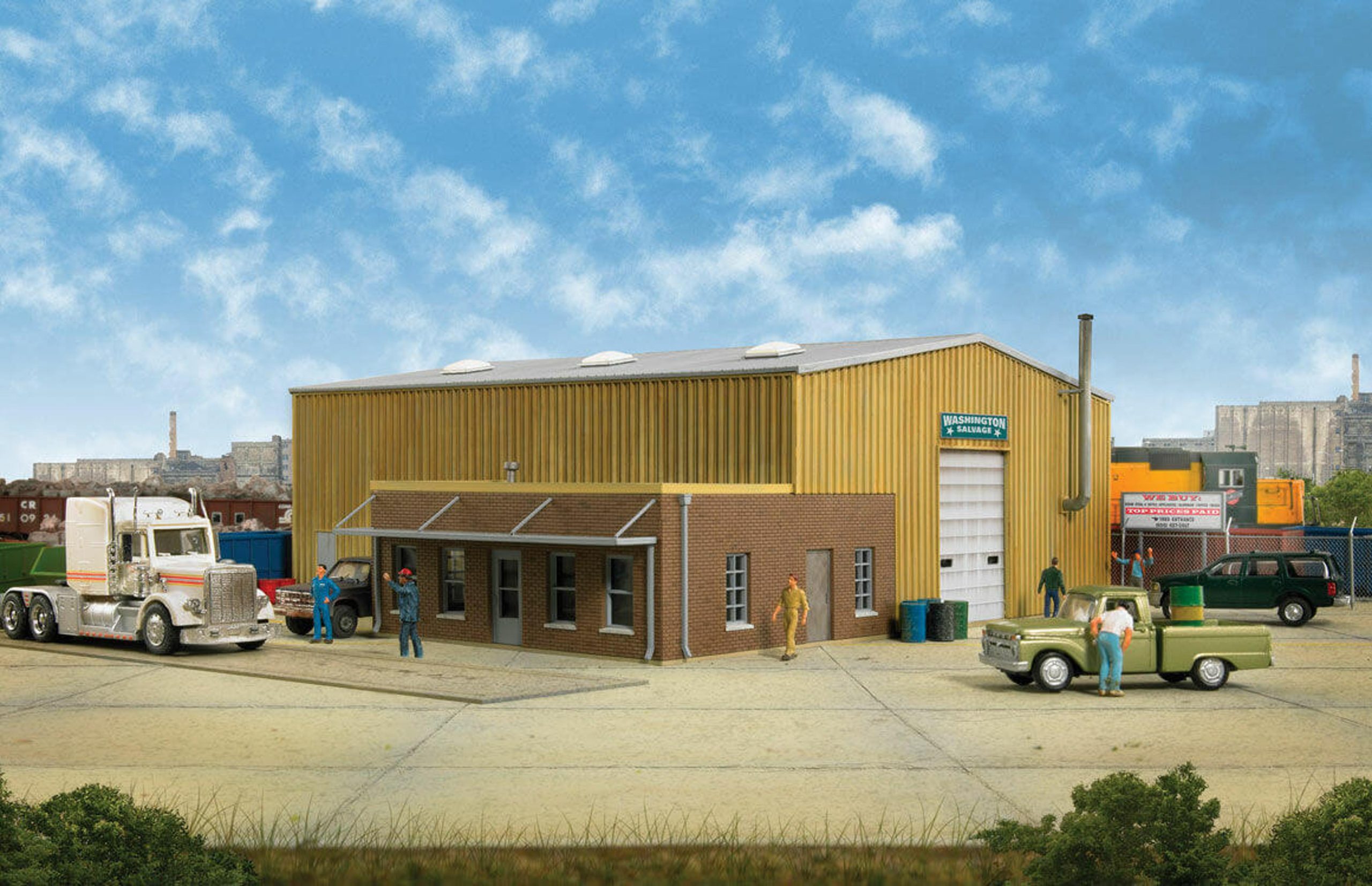 Walthers HO Washington Salvage Yard Model Kit