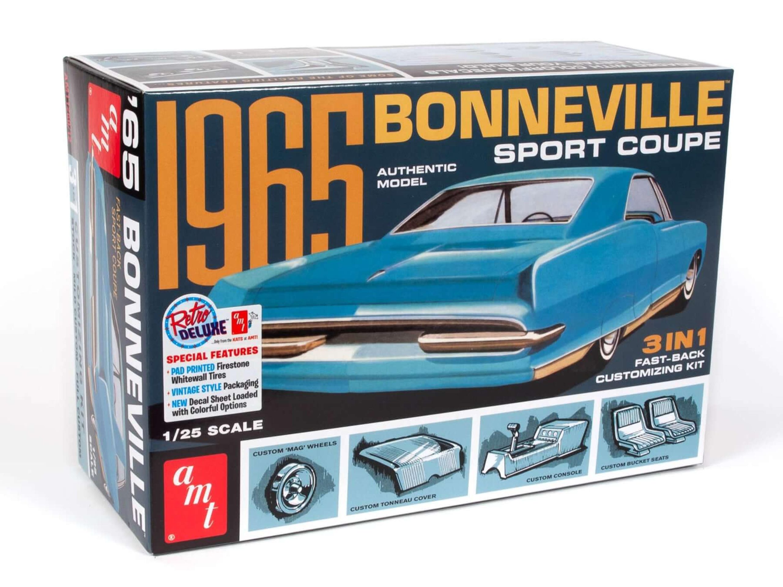 AMT 1/25 1965 Pontiac Bonneville Model Kit