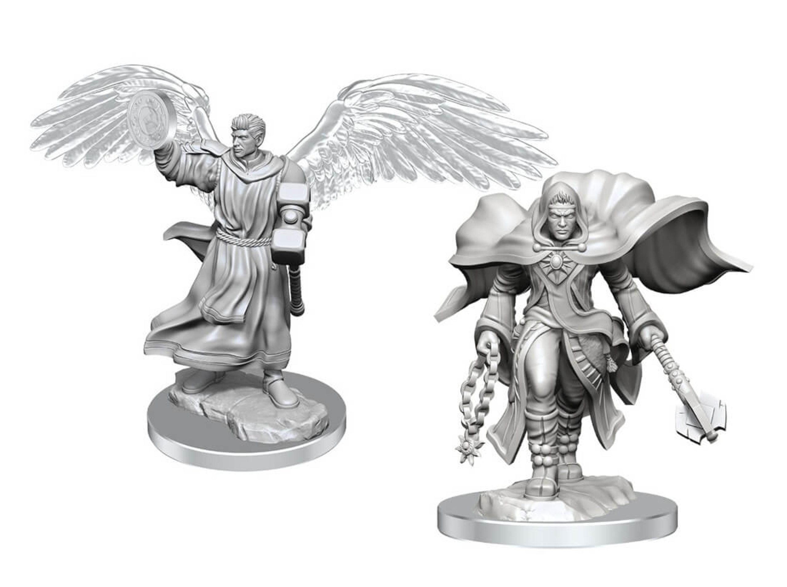 WizKids Nolzurs Marvelous Unpainted Minis: Aasimar Male Cleric (2 ct)