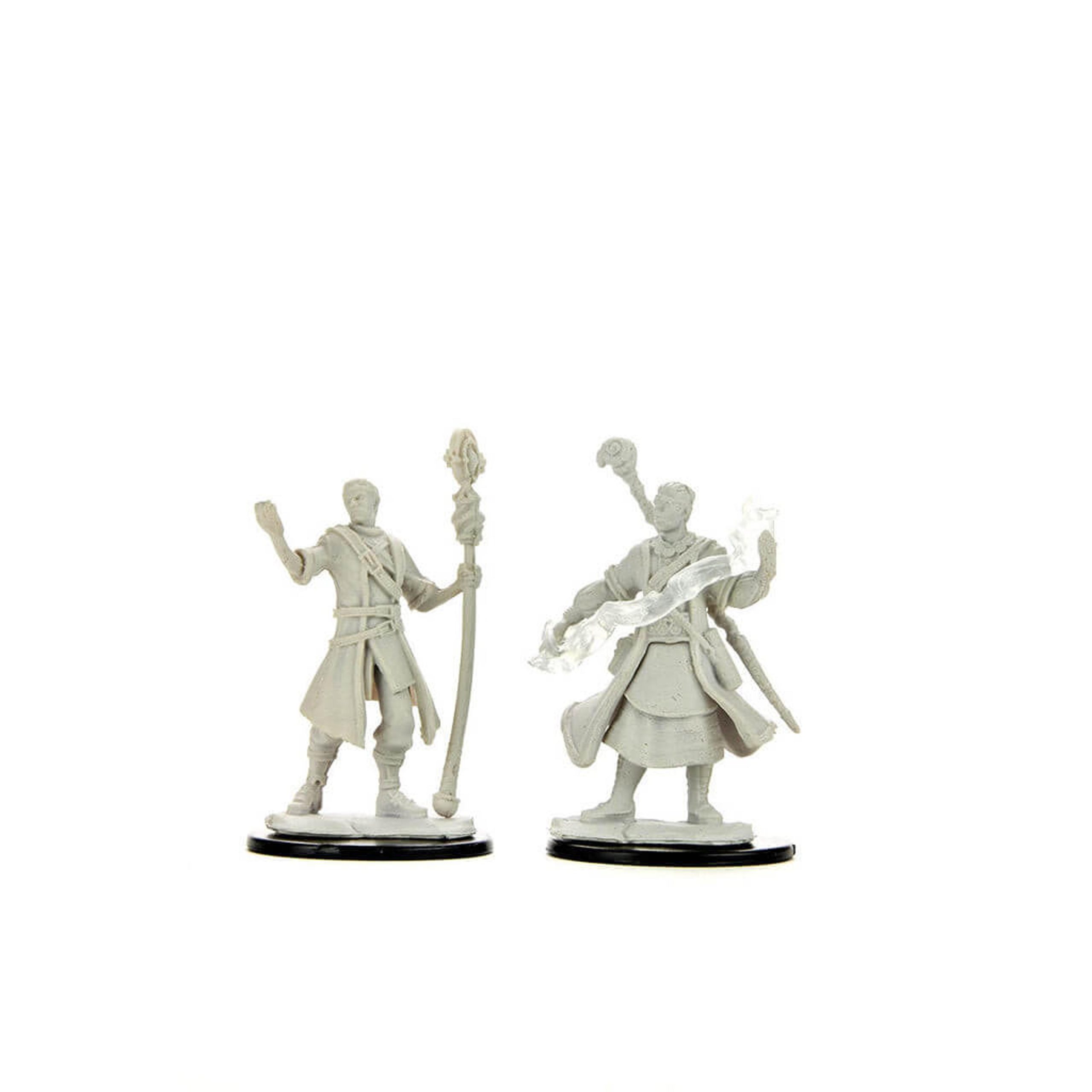 WizKids Nolzurs Marevlous Unpainted Minis: Half-Elf Wizard Male (2 ct)