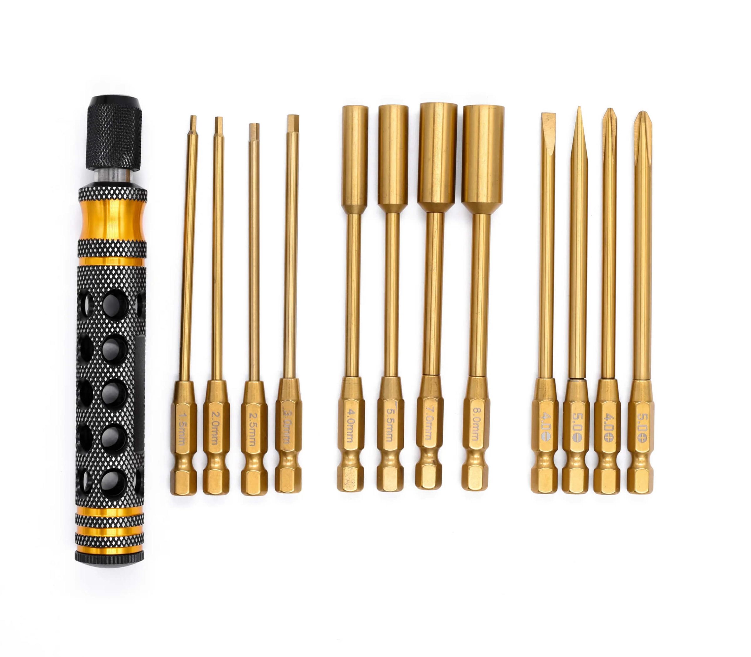 Premium 12-in-1 Magnetic & Locking Screwdriver Set