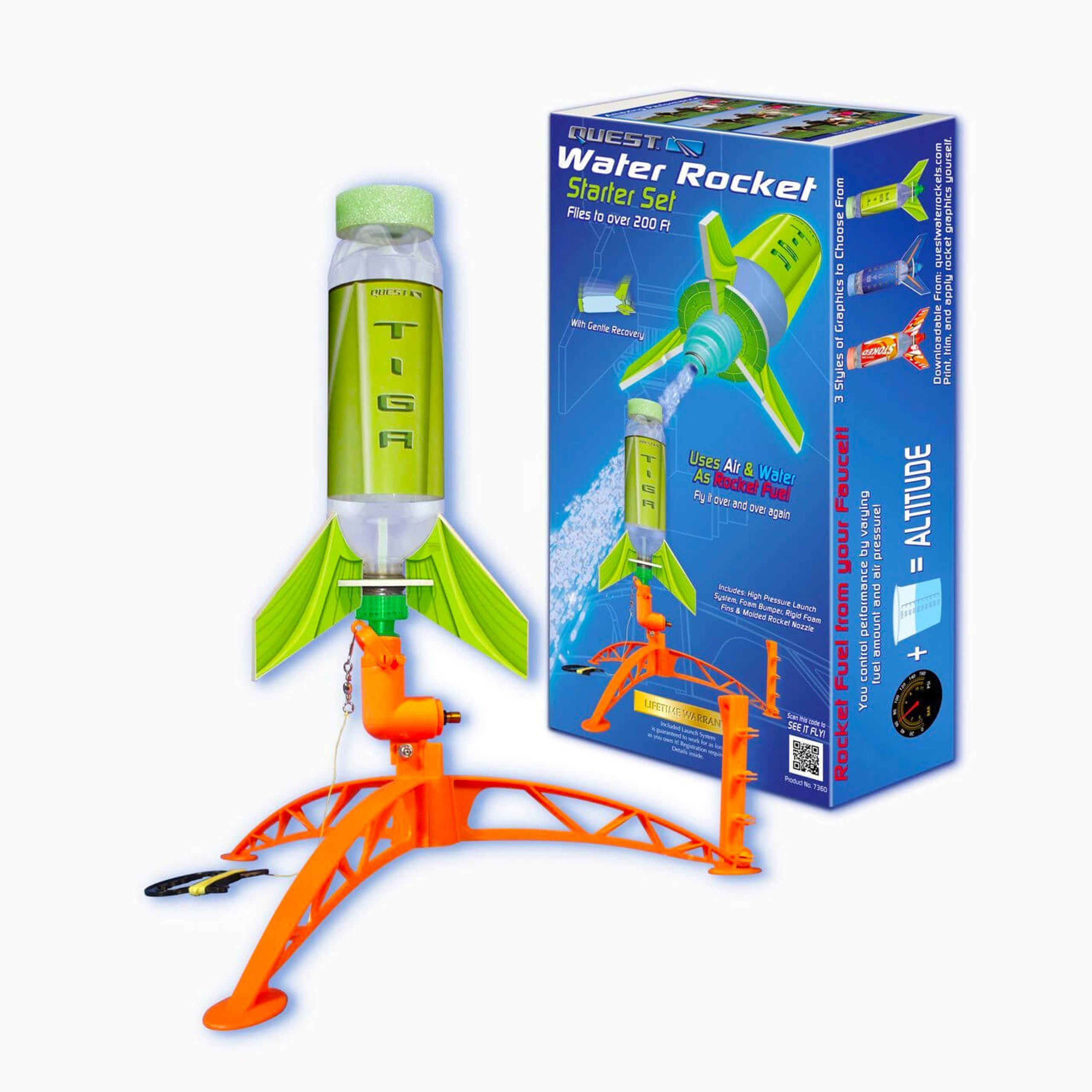 Quest Deluxe Single Water Rocket Starter Set
