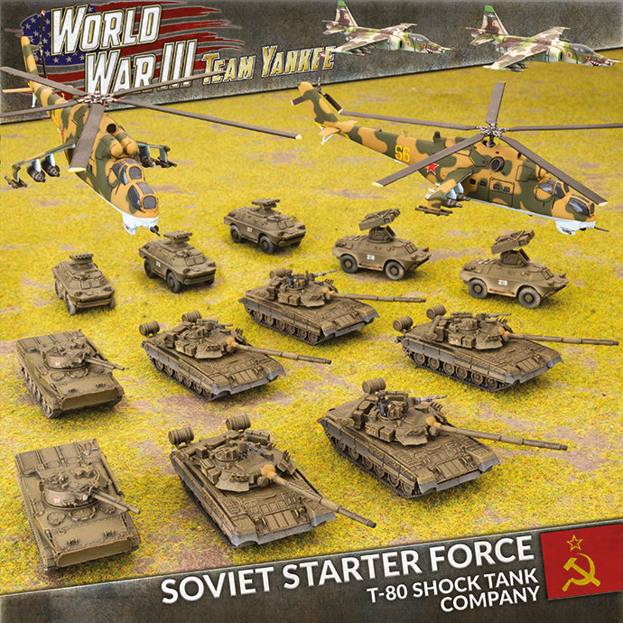 Flames of War: Team Yankee WW3: Soviet (TSUAB04) - Starter Force; T-80