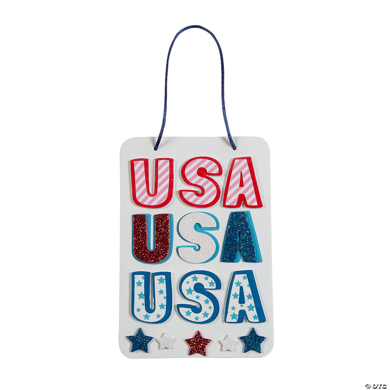 Patriotic USA Sign Craft Kit - Makes 12
