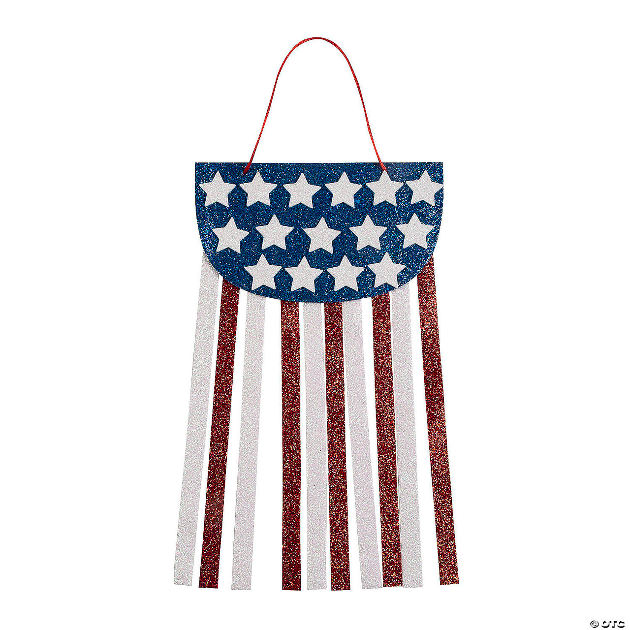 Patriotic USA Flag Banner Craft Kit - Makes 12