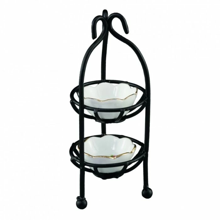 Discontinued - Black Stand with Bowls