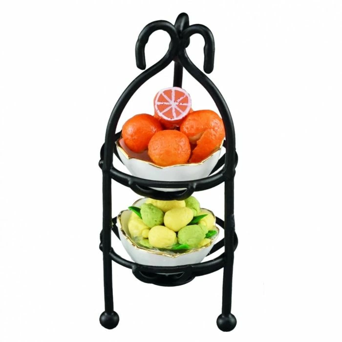 Fruit Stand with Bowls of Fruit