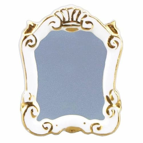 White Baroque Mirror
