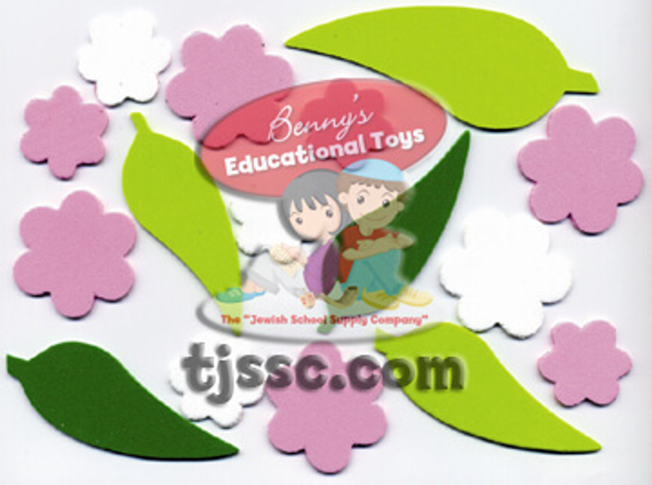 Flowers & Leaves Foam Shapes