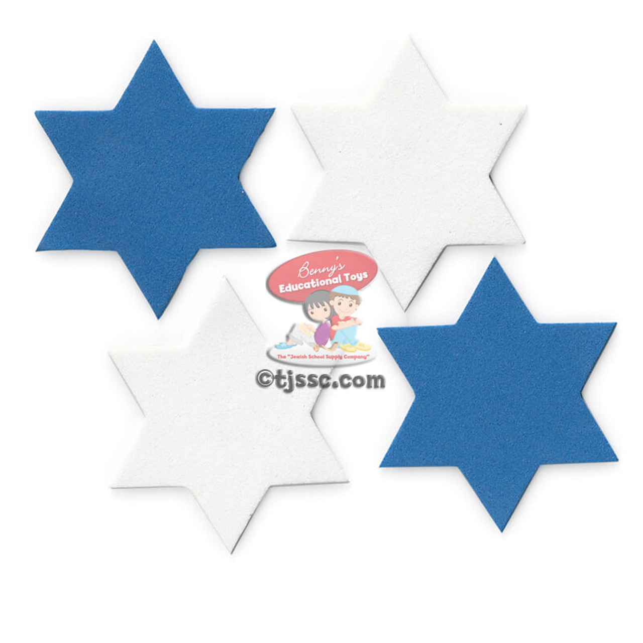 Star of David Foam Shapes