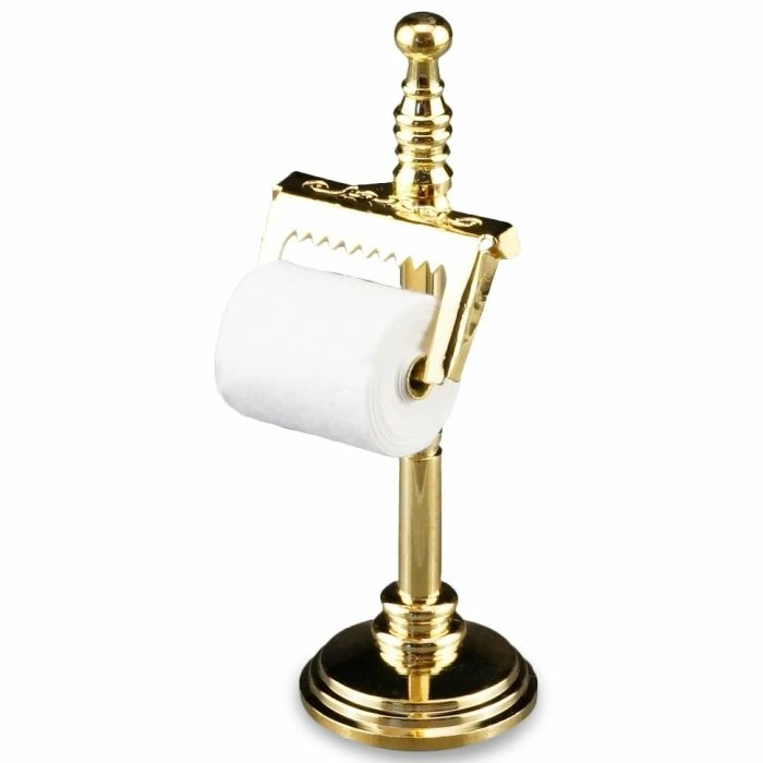 Brass Toilet Roll Stand