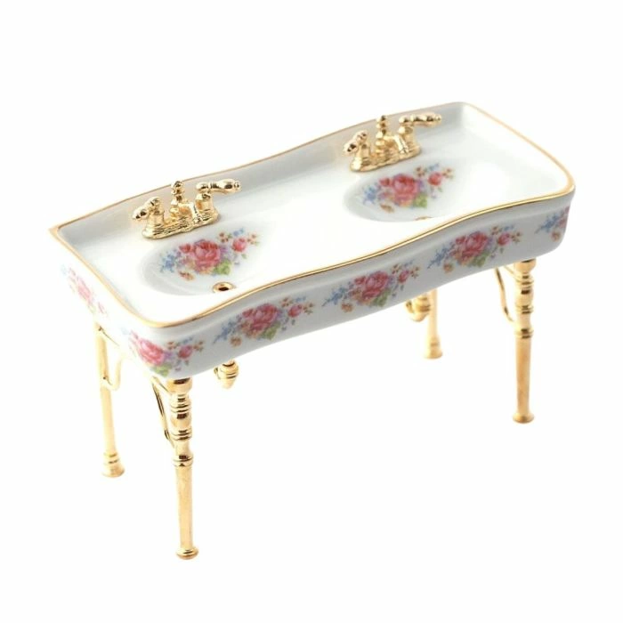 Dresden Rose Double Sink