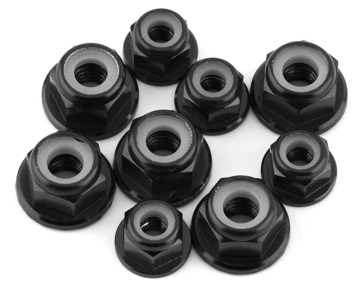 175RC Associated RB10 Aluminum Nut Kit (Black) (9)