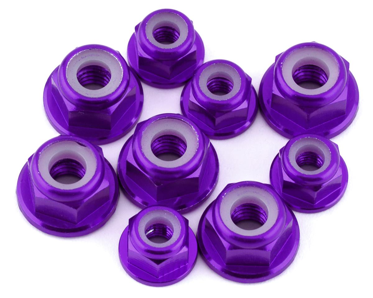 175RC Associated RB10 Aluminum Nut Kit (Purple) (9)