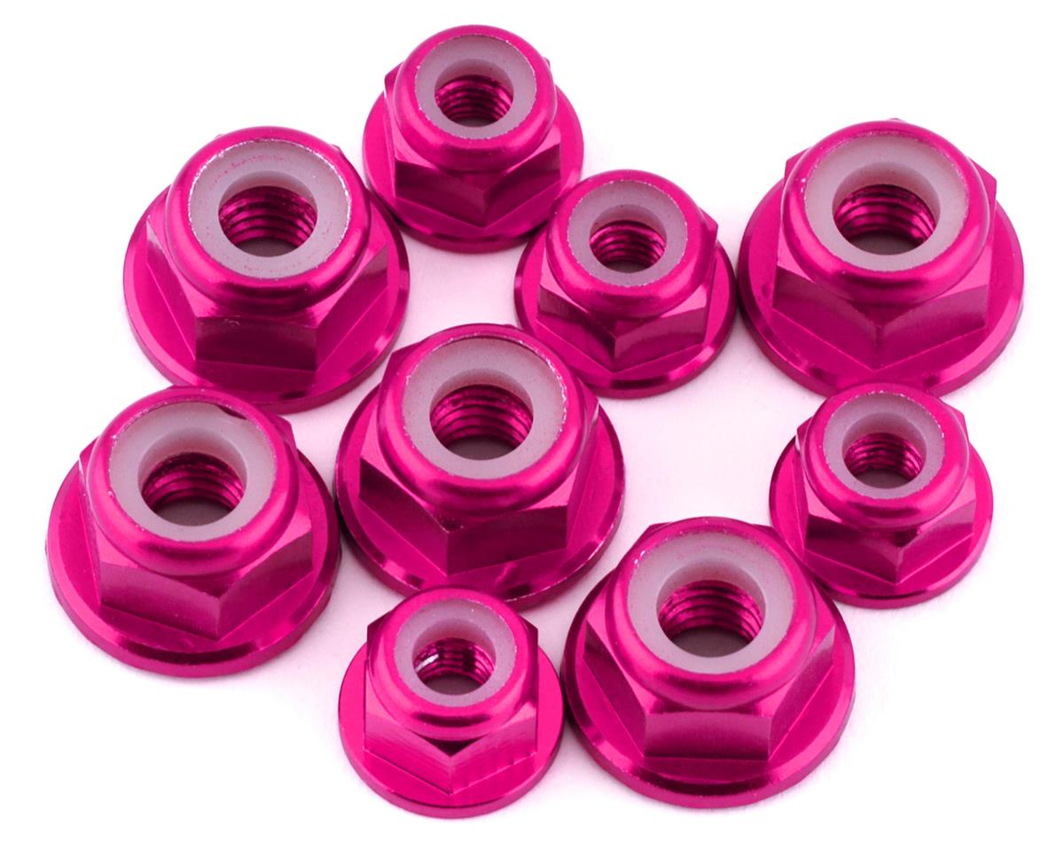175RC Associated RB10 Aluminum Nut Kit (Pink) (9)