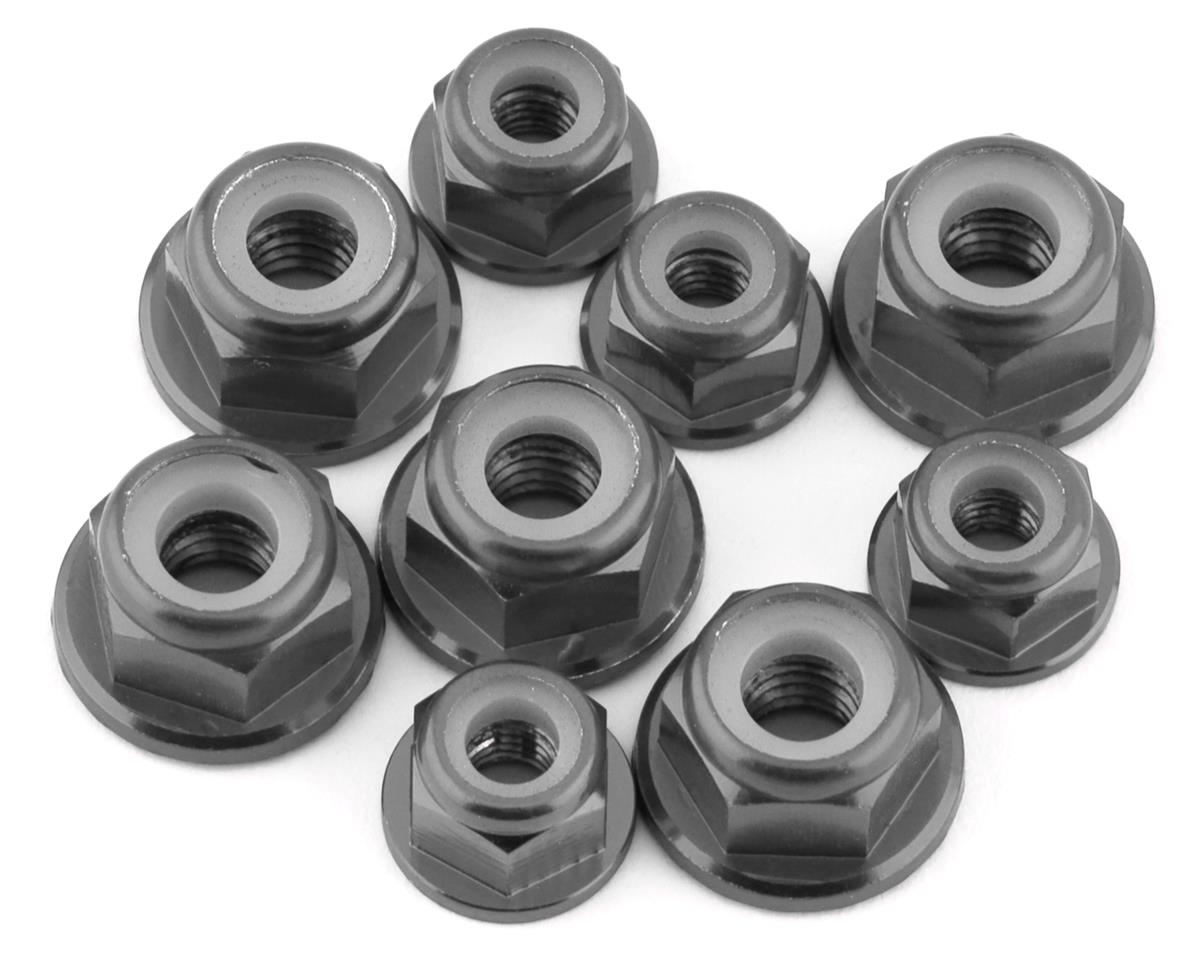 175RC Associated RB10 Aluminum Nut Kit (Grey) (9)