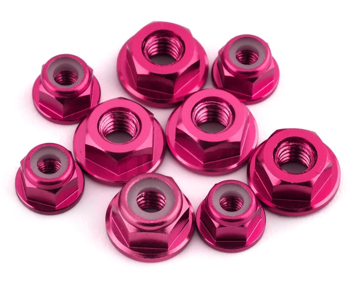 175RC Associated RB10 Aluminum Nut Kit (Pink)