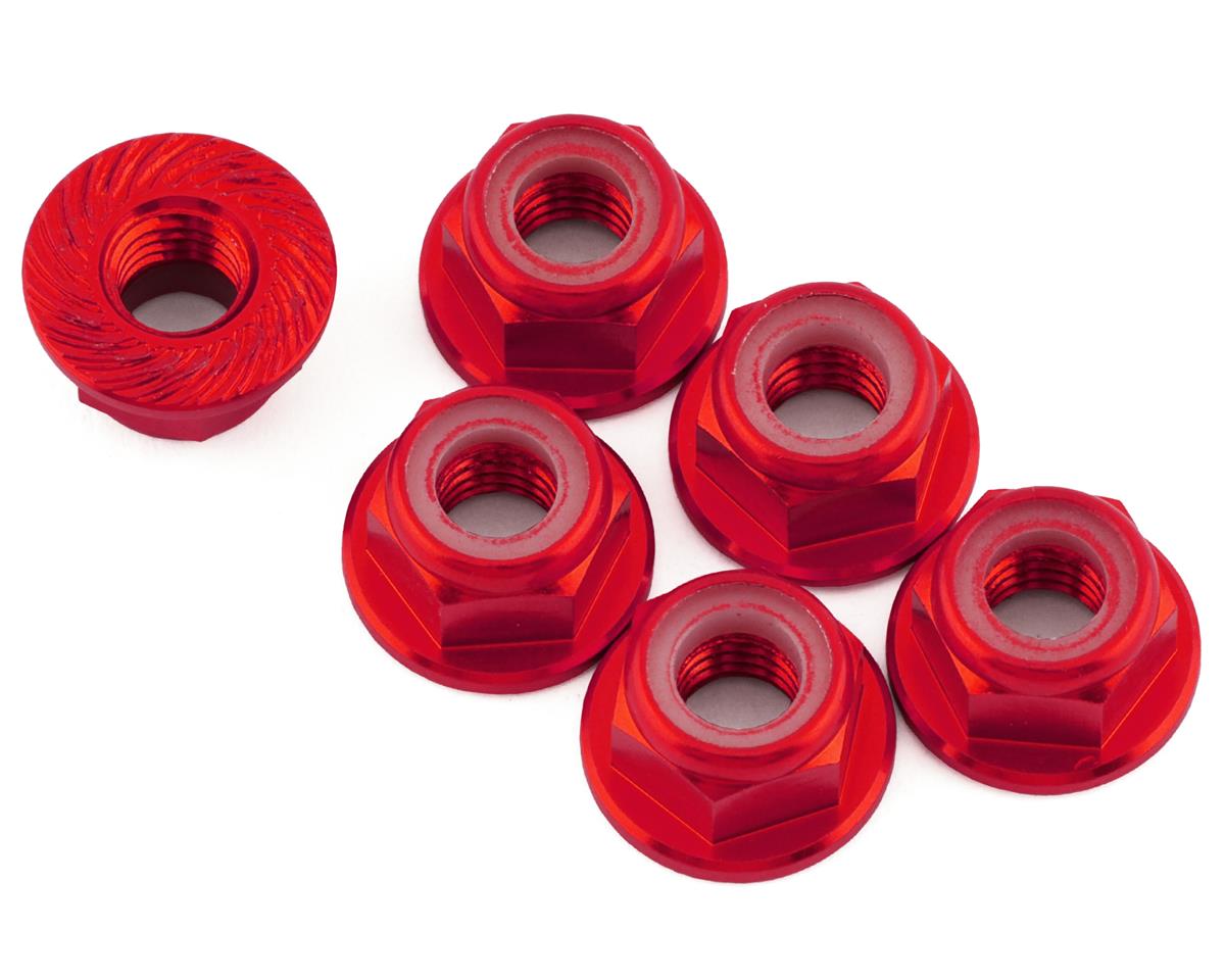 175RC 5mm Wheel Nuts for Traxxas Maxx (Red) (6)
