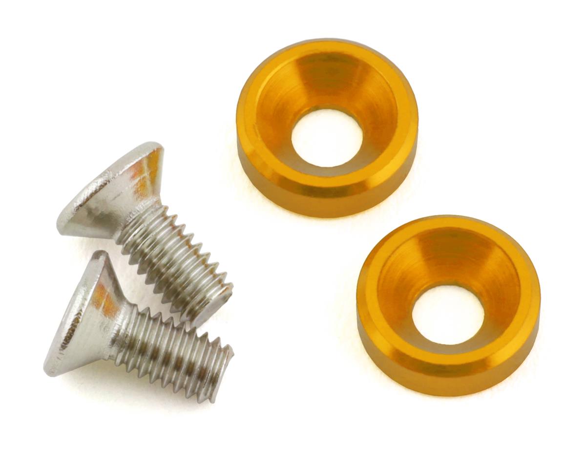 175RC Losi Mini JRX2 High Load Motor Screws (Gold) (2)