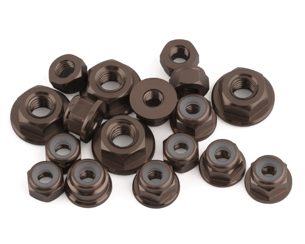 175RC T6.4 Aluminum Nut Kit (Grey) (17)