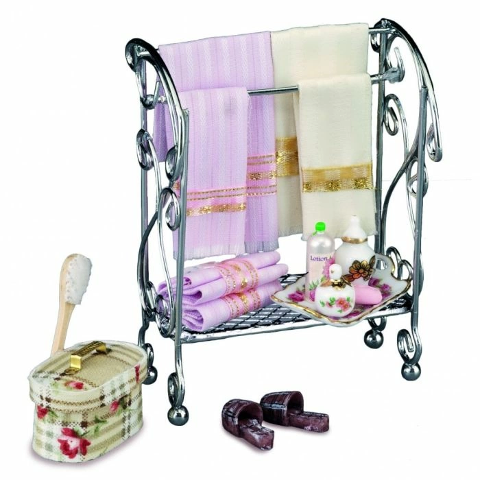 Towel Rack with Accessories