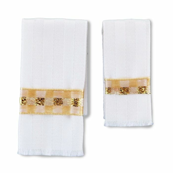 Towel Set with Gold Trim