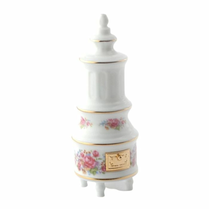Dresden Rose Porcelain Stove