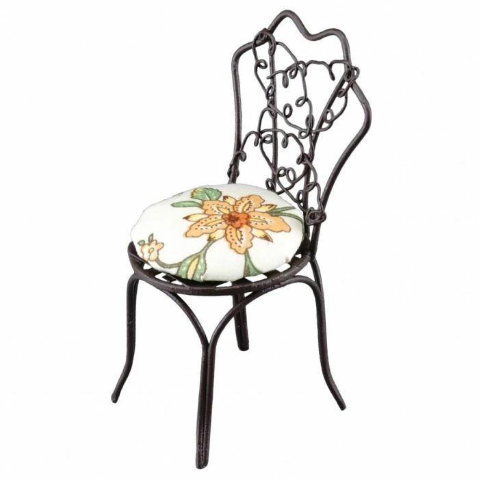 Garden Chair with Cream Cushion