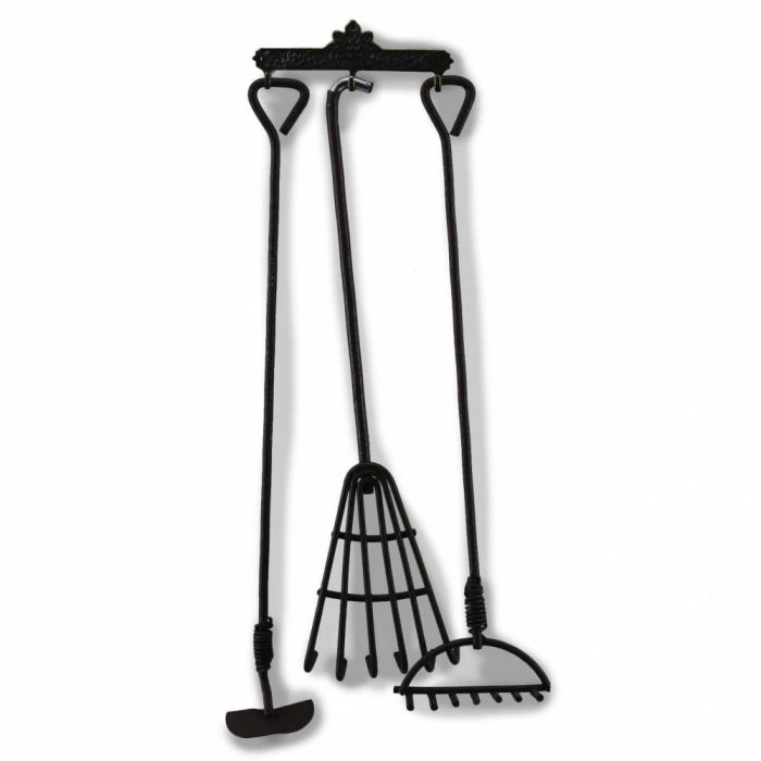 Black Metal Tool Rack