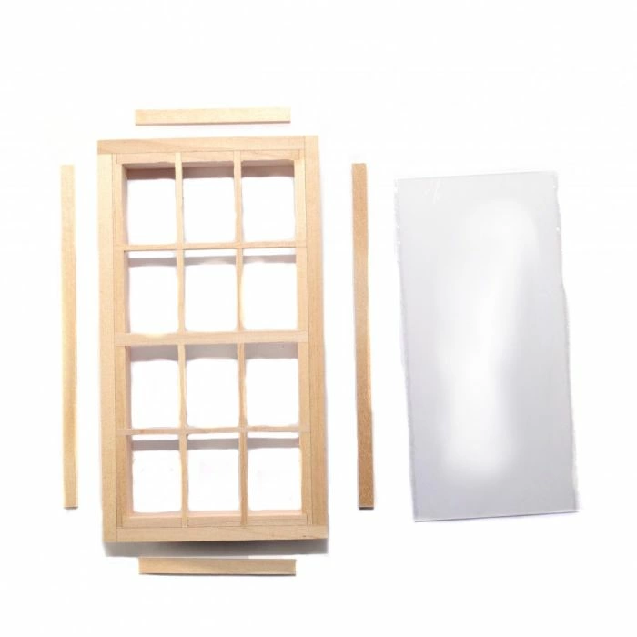 12 Light Window Fits Opening 65 X 125mm W/moulding