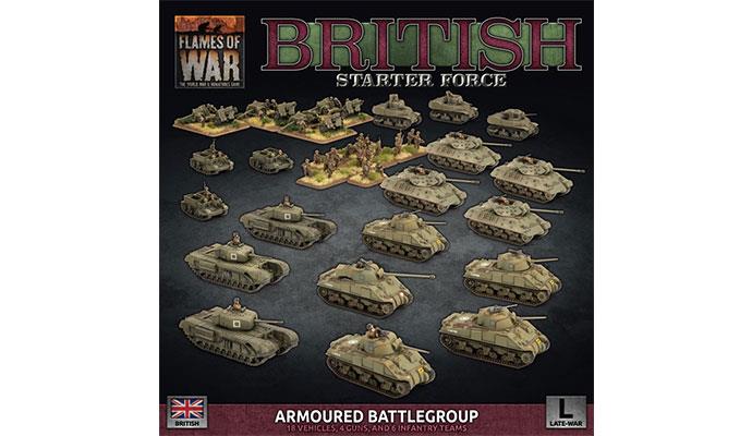 Flames of War: WWII: British (BRAB12) - Starter Force: Armoured Battle