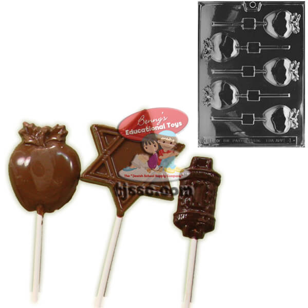 Apple Lollipop Chocolate Mold