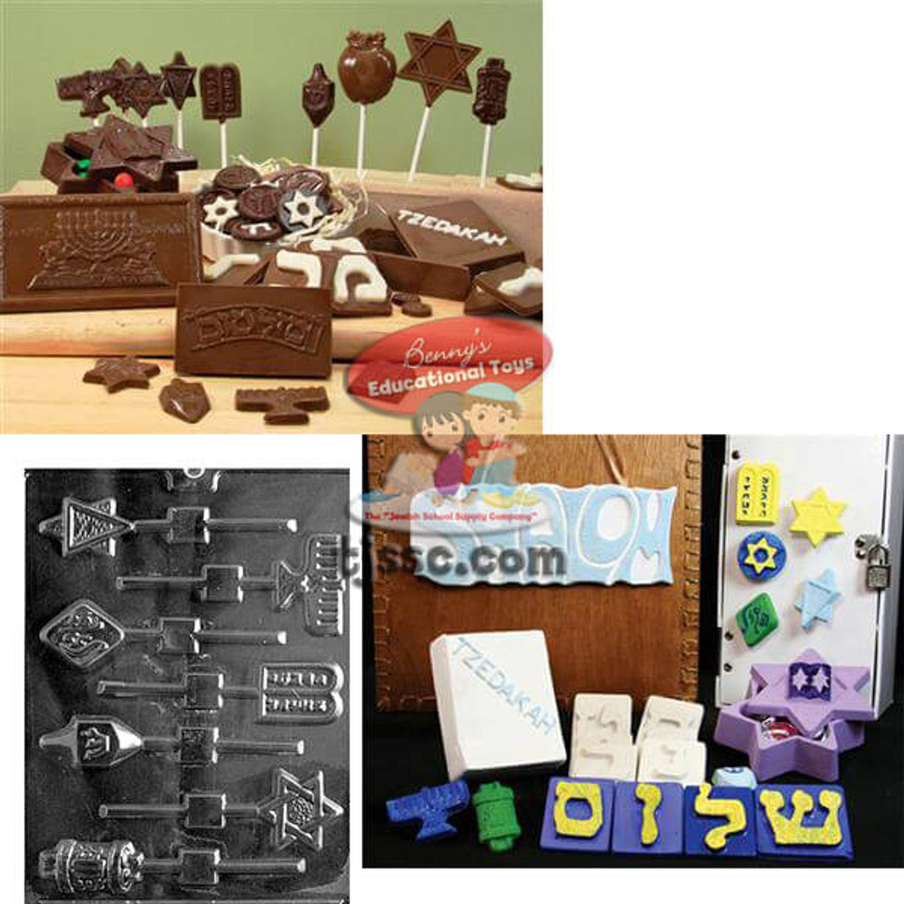 Jewish Lollipop Chocolate Mold