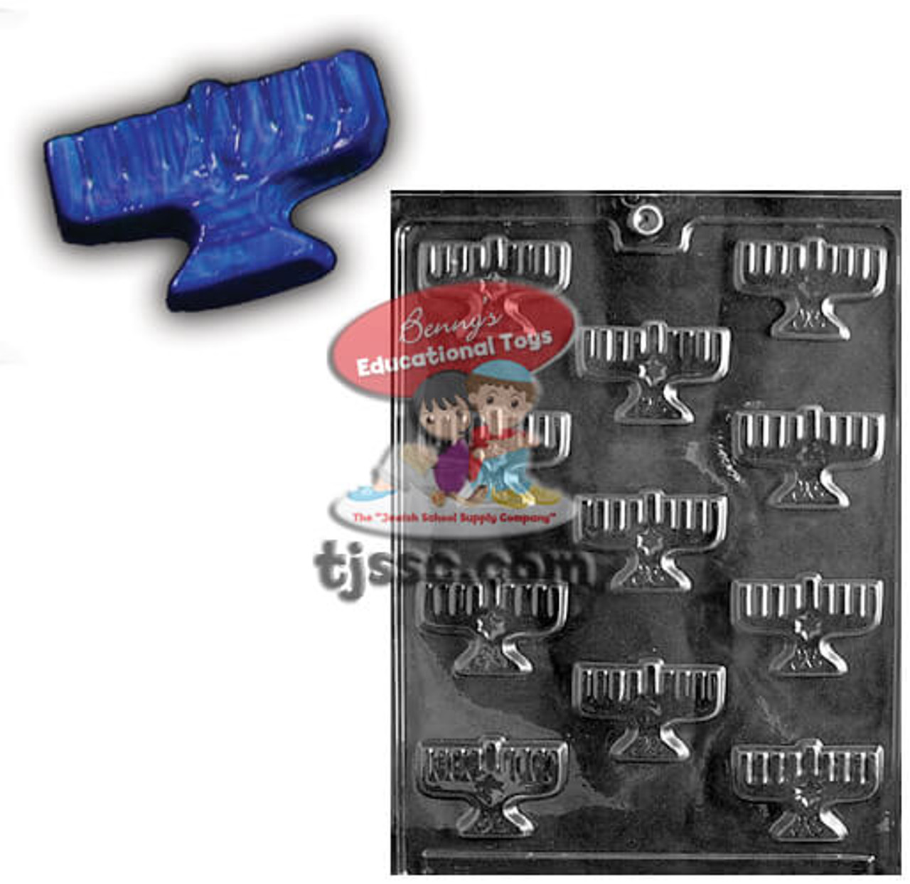 Make-Your-Own Menorah Magnet Mold