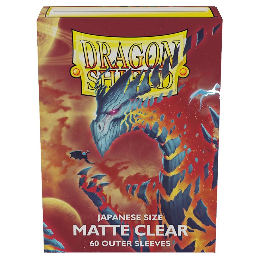 Dragon Shield: Mini - Matte Clear: Outer Sleeves 60 Count