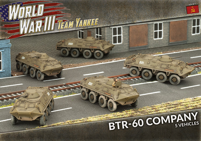 Flames of War: Team Yankee WW3: Soviet (TSBX14) - BTR-60 Transport Pla