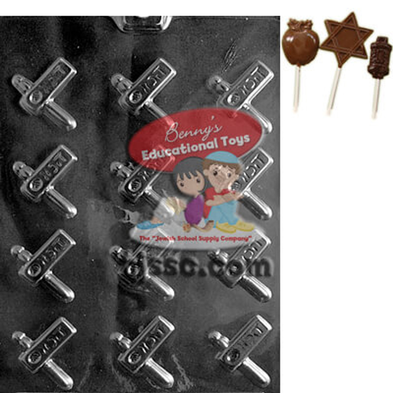 Purim Graggers Chocolate/Plaster Mold