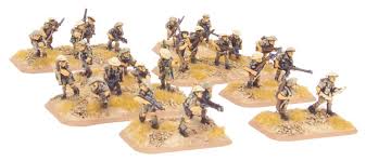 Flames of War: WWII: British (BR742) - Rifle Platoon, 8th Army, with 3