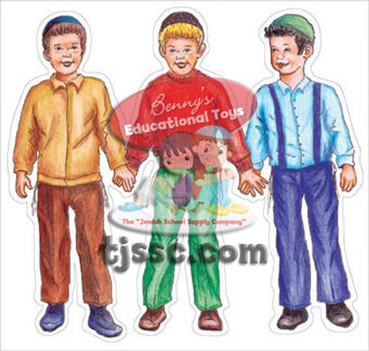 Three Children Card Board (20 Sets)