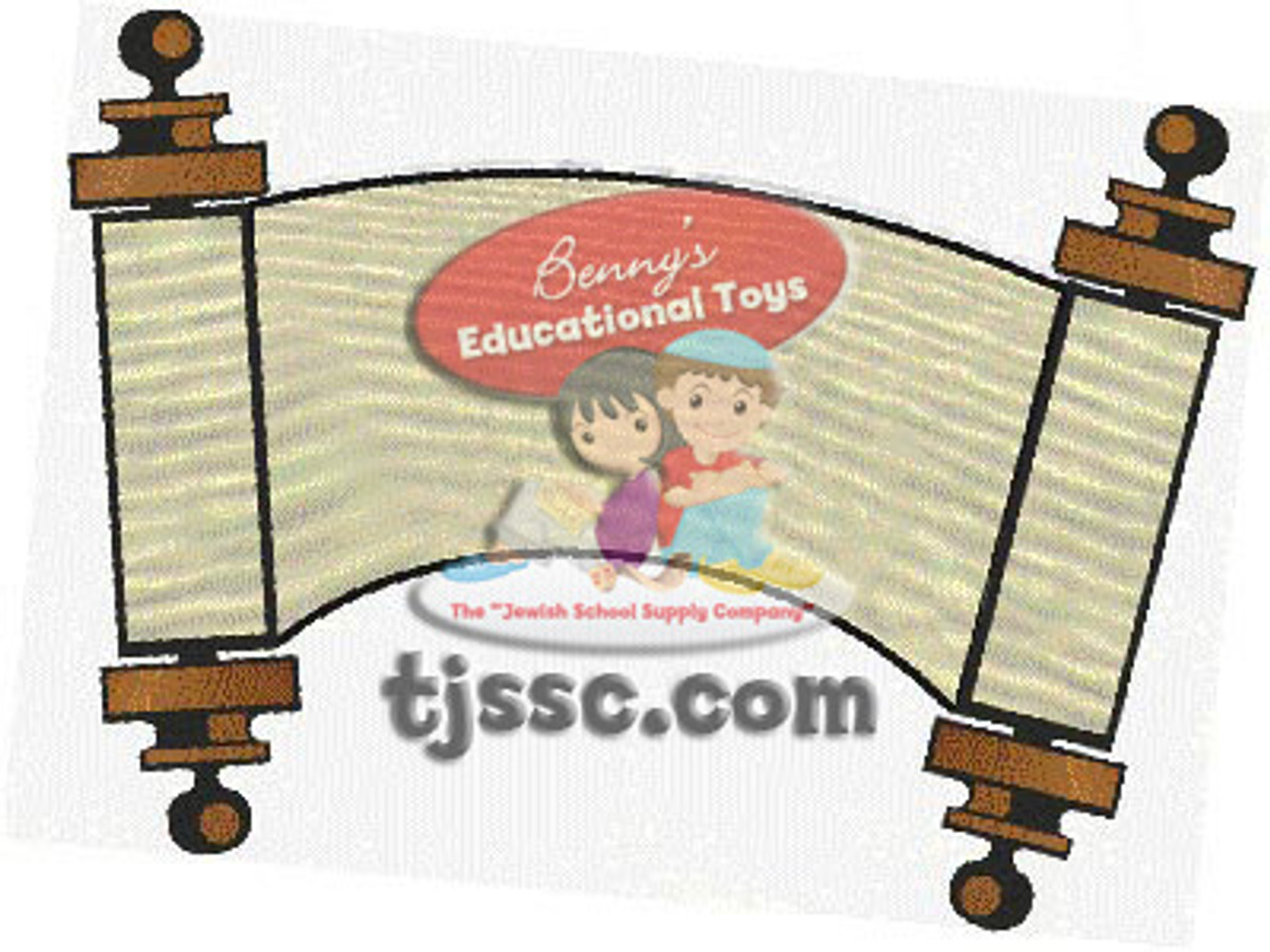 Open Torah scroll Card Board (20 Pcs.)