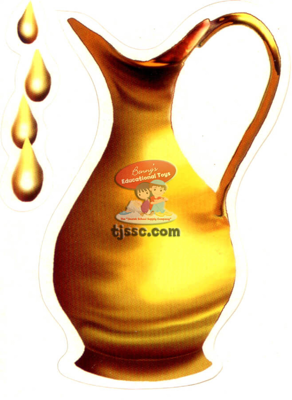 Gold Oil Jug with Drops Card Stock (20 Pcs.)