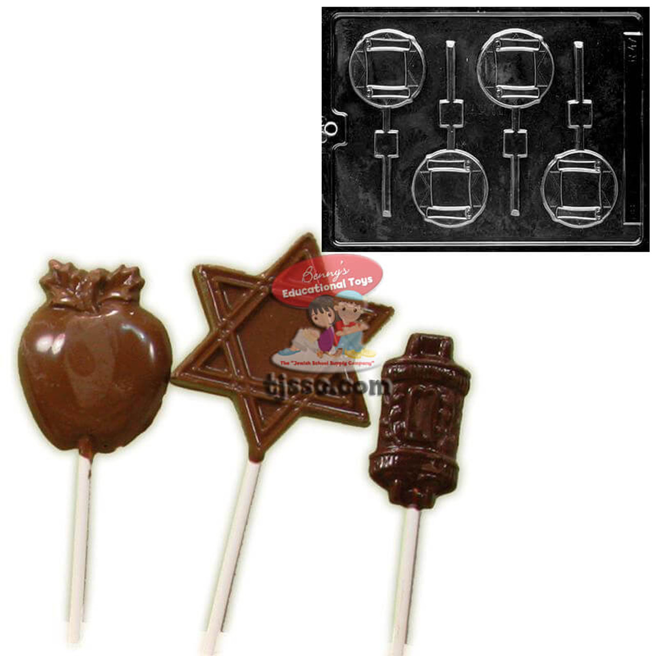 Torah Lollipop Chocolate Mold