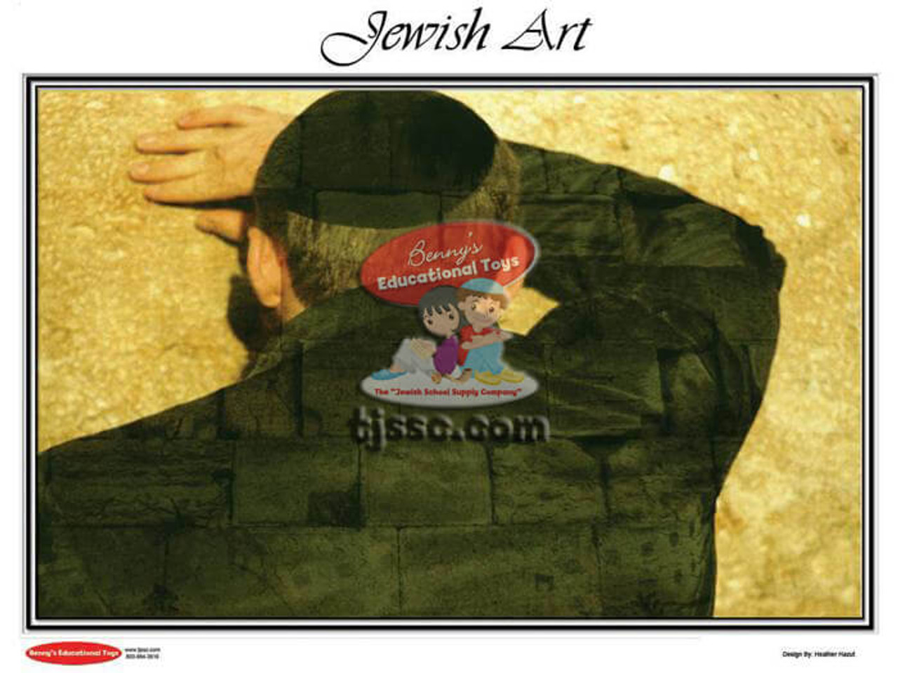 Artistic poster print The Kotel # 4 By Jack Hazut