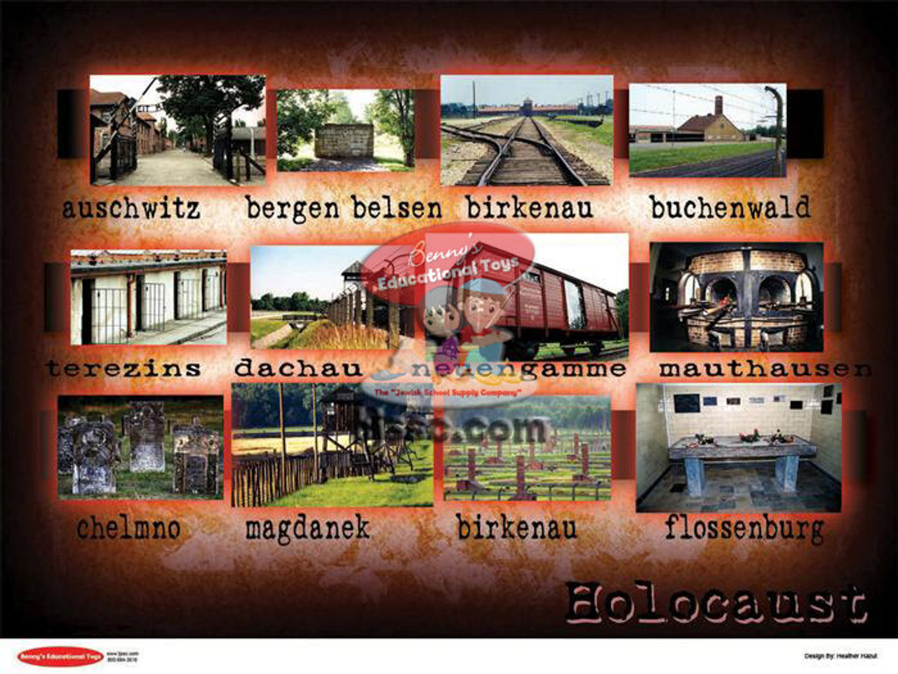 Artistic poster print - Holocaust By Jack Hazut