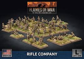 Flames of War: WWII: USA (UBX42) - Rifle Company (Plastic) (Mid / Late