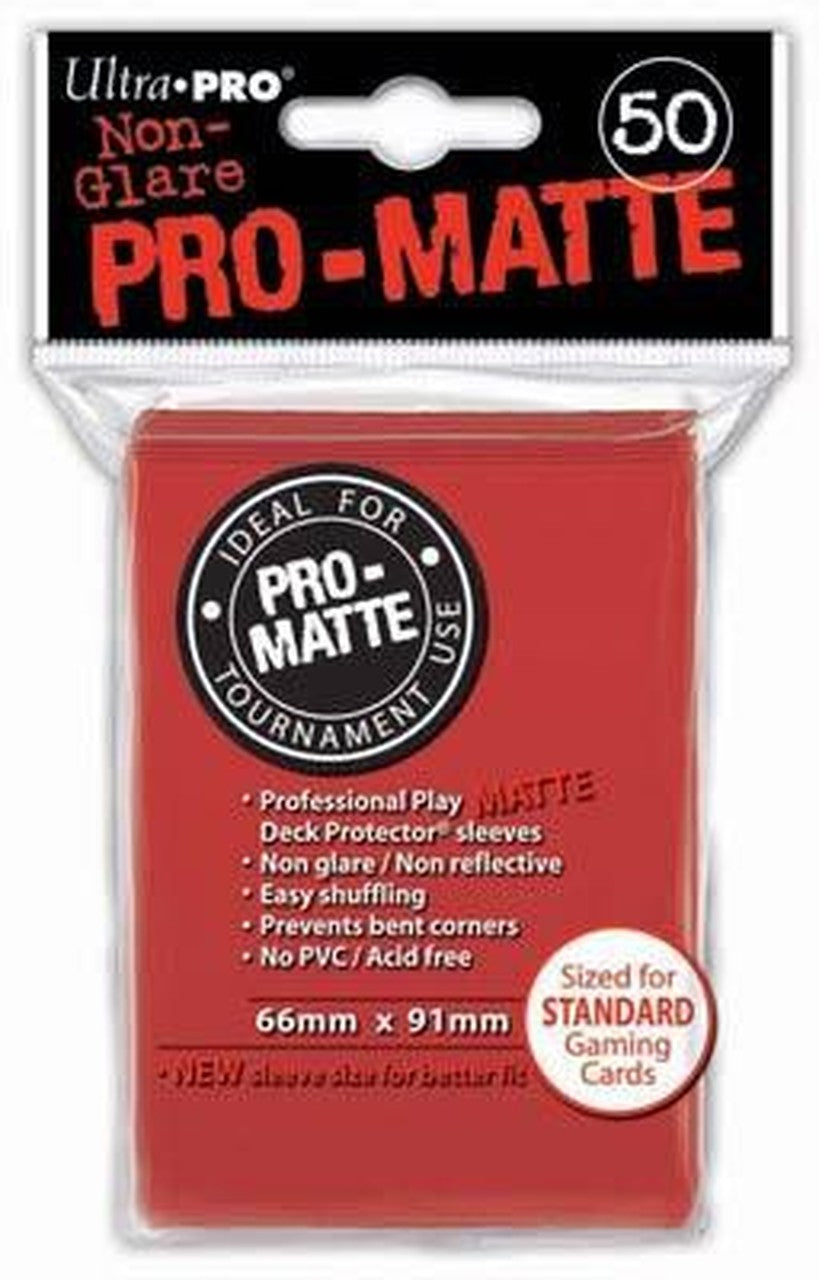 Ultra-PRO: Mini Sleeves - Pro-Matte: Red (60)